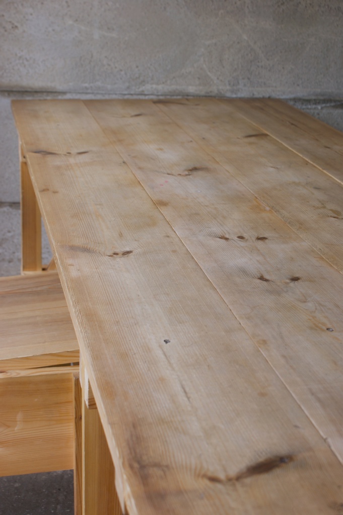 Enzo Mari Autoprogetazzione dining table