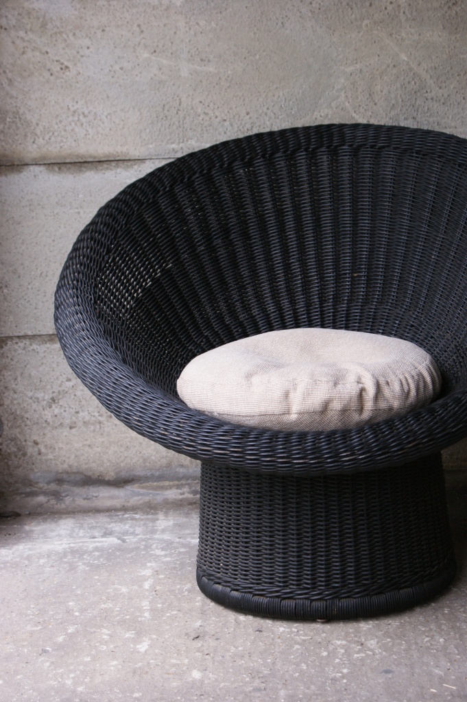 Egon Eiermann wicker chair
