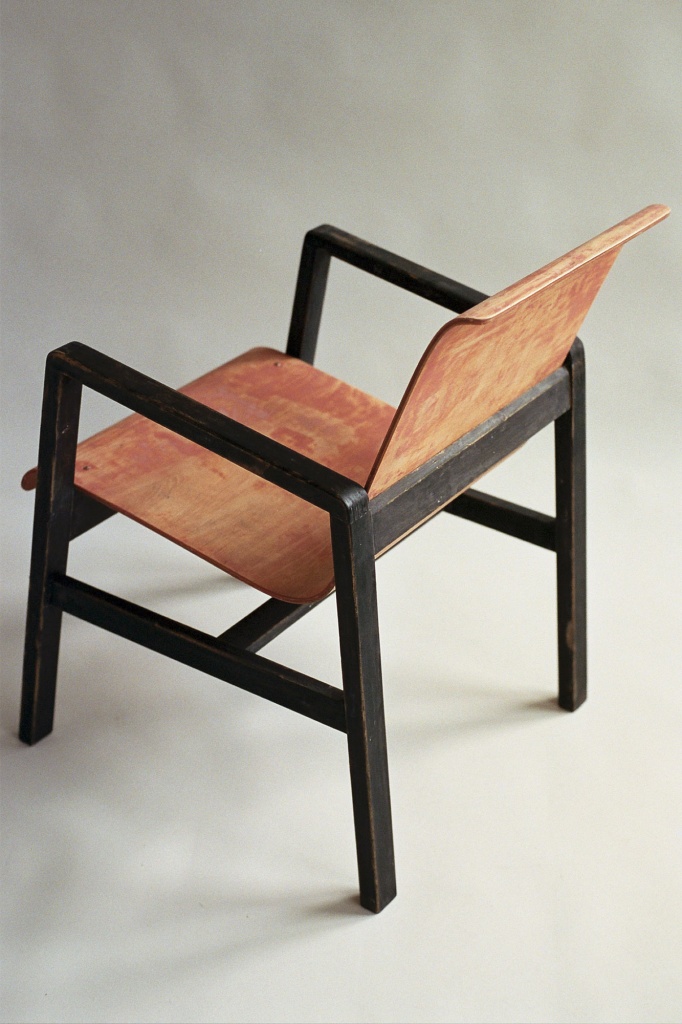 stripped down Paimio Hallway chair Alvar Aalto