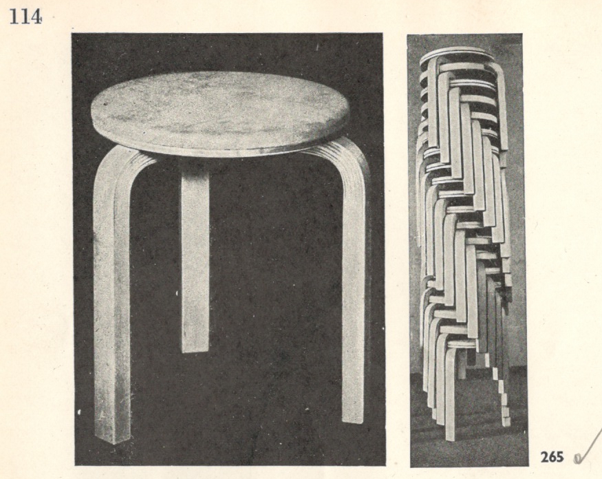 Alvar Aalto stacking stools