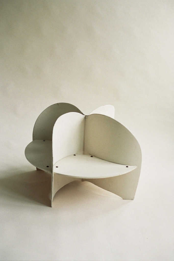 plywood kids four seater chair
