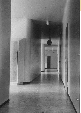 B Wing hallway Paimio Sanitorium