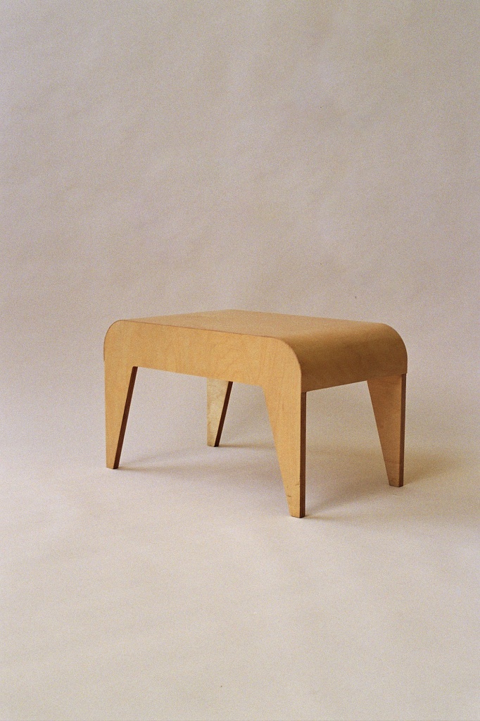 Erno Goldfinger Plywood footstool