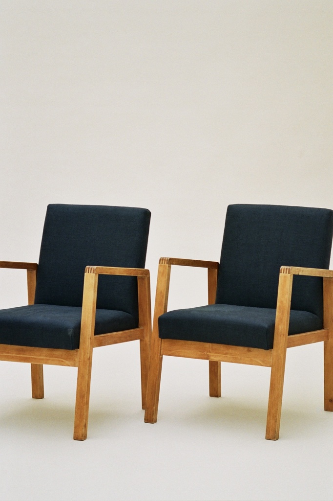Upholstered Armchair, Alvar Aalto pair