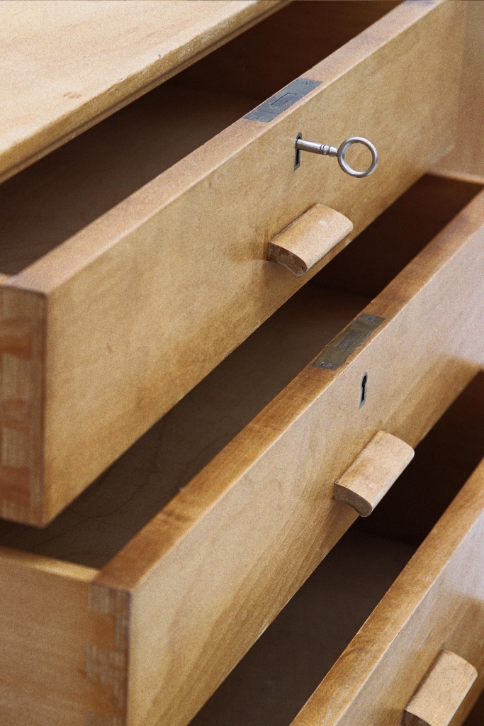 Frits Schlegel sideboard in birch plywood